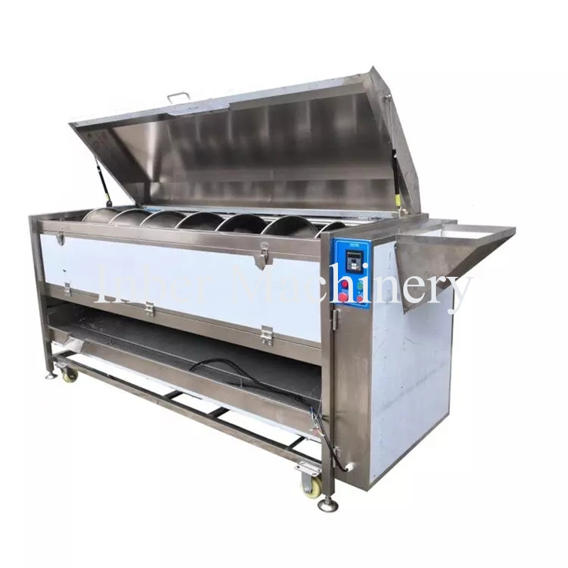 Industrial Automatic Fruit Vegetables Sweet Potato Cassava Cleaning Washing Peeling Machine for Cassava Garri Project