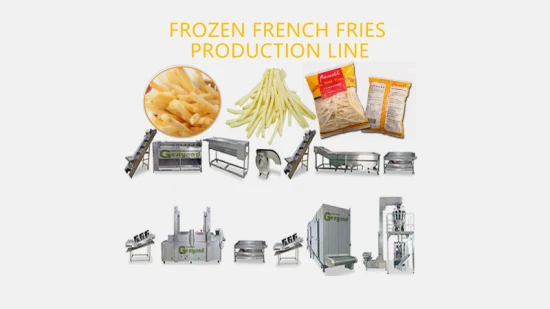 French Fry Machine, Potato Chips French Fries Production Line