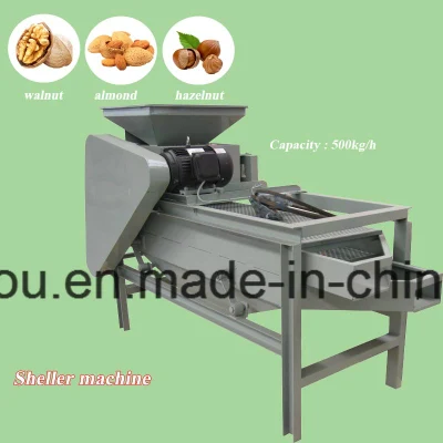 Sale Automatic Commercial Best Pecan Nutcracker Hazelnut Black Walnut Hickory Nuts Almond Peeling Cracker Machine