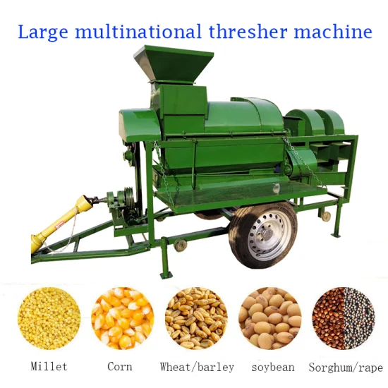 Multifunctional Thresher Soybean Wheat Paddy Rice Maize Corn Peeling Sheller Thresher Machine