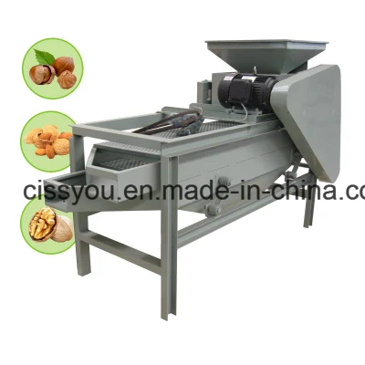 Best Commercial Automatic Electric Almond Pecan Black Walnut Macadamia Nut Tool Crackers Shellers Cracking Shelling Machine