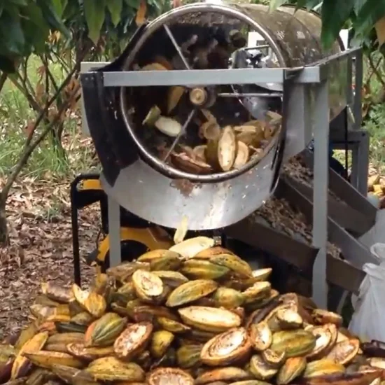 Commercial Fresh Cocoa Pod Breaking Splitter Machine Cocoa Pods Sheller Machine