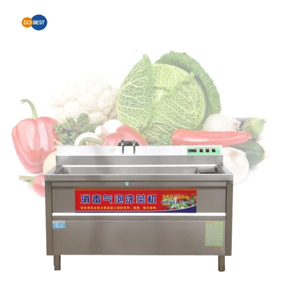 Commercial Carrot Potato Fruit Ultrasonic Ozone Washer Cabbage Vegetable Washing Machine/Fruit Vegetable Washer