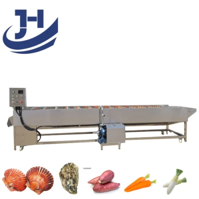 Fruit Vegetable Brush Washing Equipment Cassava Cleaning Ginger Washer Industrial Potato Peeling Machine