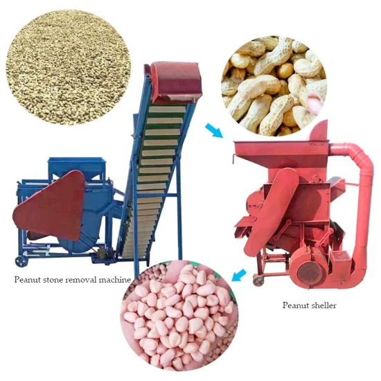 Factory Sales Automatic Groundnut Thresher Sheller Machine Small Peanut Peeling Machine