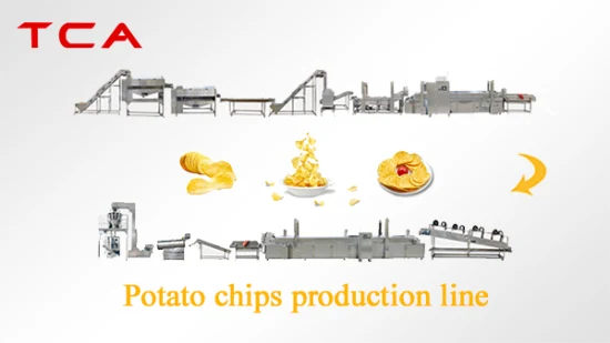 CE Certified High Quality Automatic Fresh Potato Chips Production Line Potato Chips Plant Cost