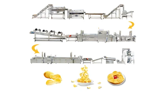High Quality Fully Automatic Potato Chips Production Line Potato Chips Making Machine Price