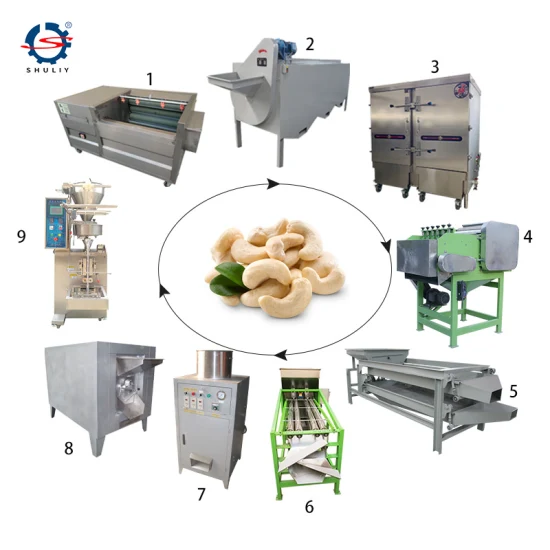 Automatic Cashew Processing Machine Price Cashew Nut Shelling Machine