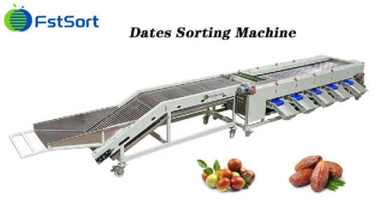 Dates Cherry Tomato Plums Fresh Jujube Apricot Fruit Sorting Grading Machine